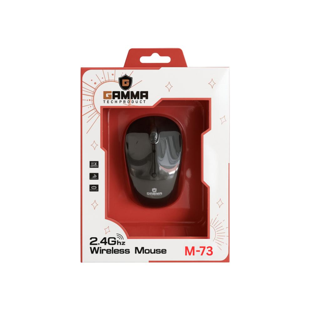 Gamma M-73 Wireless Mouse – 2.4GHz | 10M Range | 1600 DPI | Plug & Play - Image 2