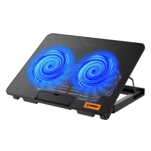 Gamma GT-99 Laptop Cooler Stand with Dual Silent Fans & Adjustable Angles