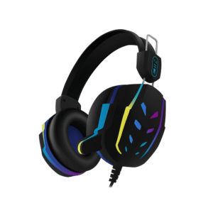 OAK-G6 RGB Gaming Headset with 50mm Drivers, USB + 3.5mm Dual Jack – Noise Cancelling Microphone & LED Lights