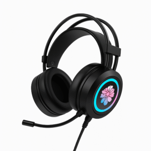 T906 E-Sport USB Gaming Headset with 40mm Driver & Noise-Canceling Microphone