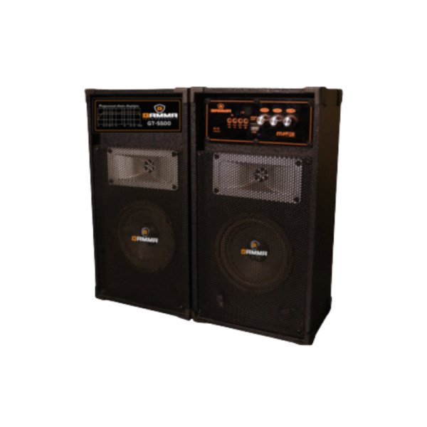 Gamma GT-5500 High-Power Multimedia Speaker System with Bluetooth, USB, SD, and Remote Control