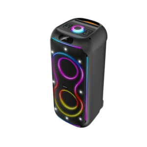 V-2890 Dual 8-Inch Bluetooth Party Speaker with LED Lights
