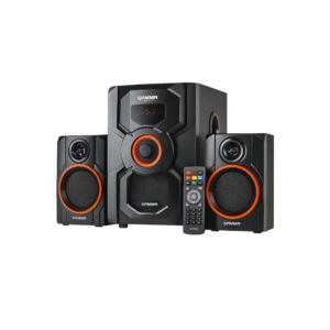 Gamma GT-5520 2.1 Multimedia Speaker System with LED Display, Remote Control & Deep Bass