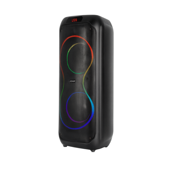 V-2810 Dual 8-Inch Bluetooth Speaker with LED Lights