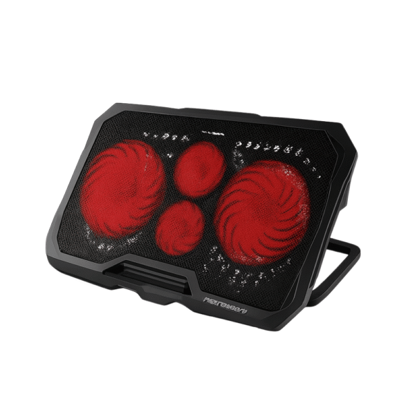 Gamma GT-17 Laptop Cooling Pad – Dual Core Cooling with LED Fans