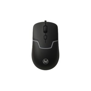 HD M100 Wired Gaming Mouse – 1600 DPI, 4 Buttons, RGB Lighting, Optical Sensor, USB