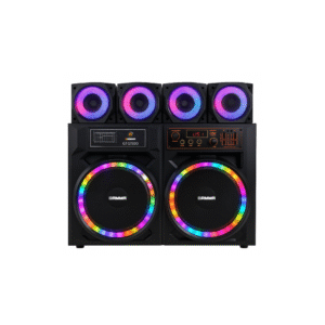 Gamma GT-17500 Powerful Multimedia Sound System with Bluetooth, USB, SD, and LED Lights – Deep Bass Speakers Made in Egypt