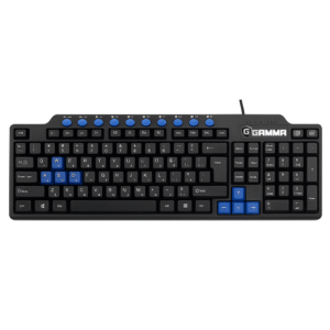 Gamma K-17 USB Wired Gaming Keyboard - Full-Size Layout