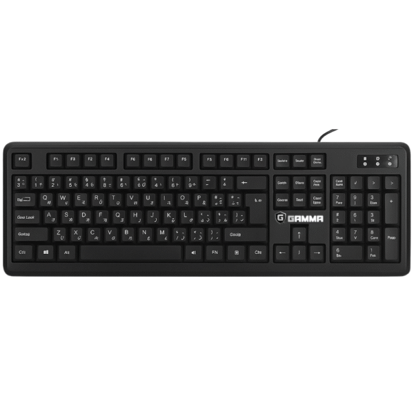 Gamma K-19 Wired Desktop Keyboard - English/Arabic Layout