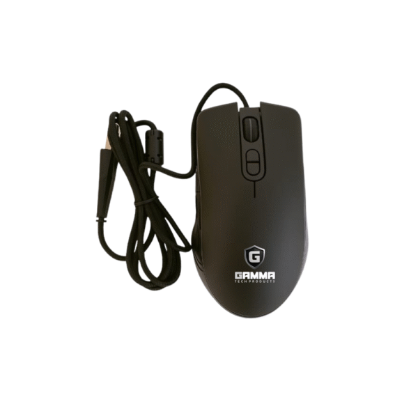 Gamma Tech M-24 RGB Gaming Mouse | Wired USB Ergonomic Mouse (12 Buttons, 6400 DPI, RGB Backlight)