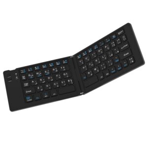 Jeqang JB-828 Wireless Folding Bluetooth Rechargeable Keyboard for iOS, Android & Windows