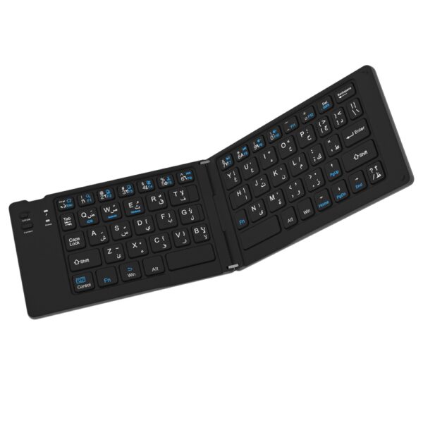Jeqang JB-828 Wireless Folding Bluetooth Rechargeable Keyboard for iOS, Android & Windows