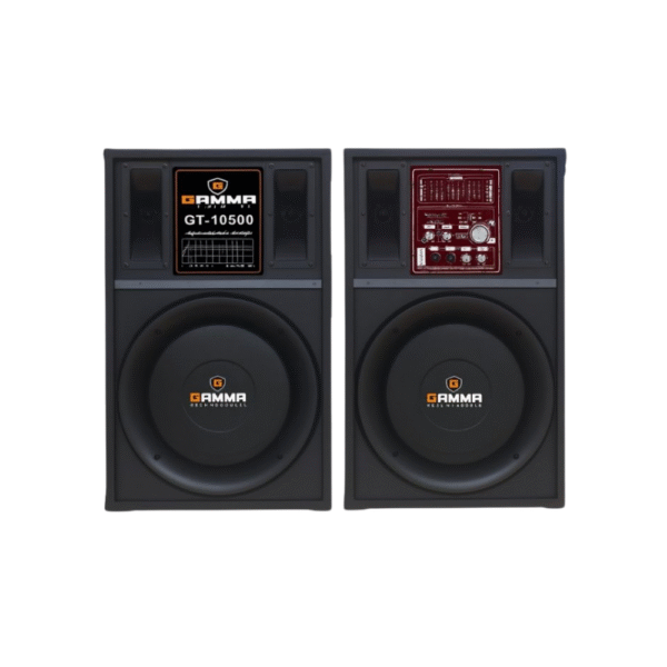 Gamma GT-10500 Sound System | Powerful Dual Subwoofer with LED, USB, SD, AUX, Bluetooth