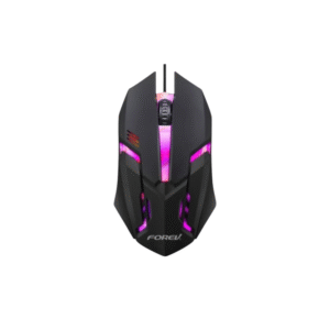 Forev FV‑136 RGB Wired Gaming Mouse – 1000 DPI, 3‑Button, Symmetric Design