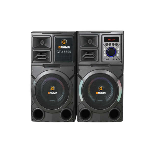 Gamma GT-15500 Sound System with Bluetooth, USB, SD, MMC, Remote Control