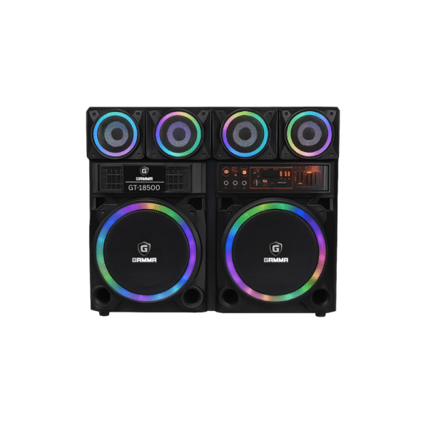 Gamma GT-18500 Powerful Bluetooth Multimedia Sound System with Remote, USB/SD/MMC Support