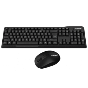 FV‑W706 2.4 GHz Wireless Keyboard & Mouse Combo – Silent, Waterproof, 104‑Key Set