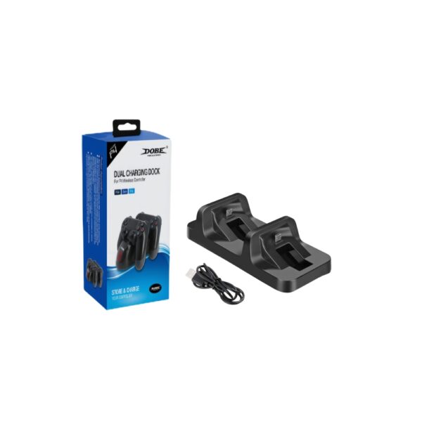 PS4 Dual Charging Dock – Fast Charger Station for DualShock 4 Wireless Controllers