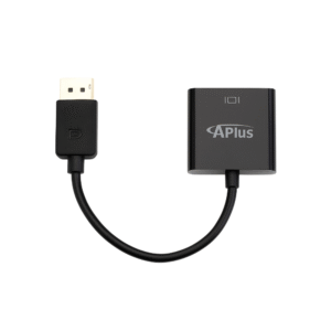 APLUS AB-25KD DisplayPort (DP) to VGA Adapter | Full HD 1080P Converter Cable for Monitor & Projector