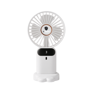 GAMMA GF-51 USB LED Digital Display Fan | Portable Rechargeable Desk Fan with Adjustable Speed & Stand