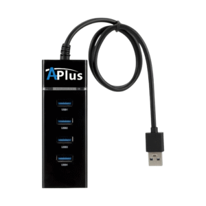 APLUS AB-015H USB 3.0 4-Port Hub | High-Speed Data Transfer Hub for Laptop & Desktop