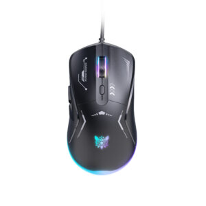 Onikuma CW917 Dual Mode Wired  RGB Gaming Mouse – 4800 DPI, 10M Click Lifespan