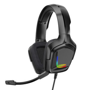 Onikuma K20 Wired RGB Gaming Headset – 40 mm Drivers, Omnidirectional Mic, USB + 3.5mm.