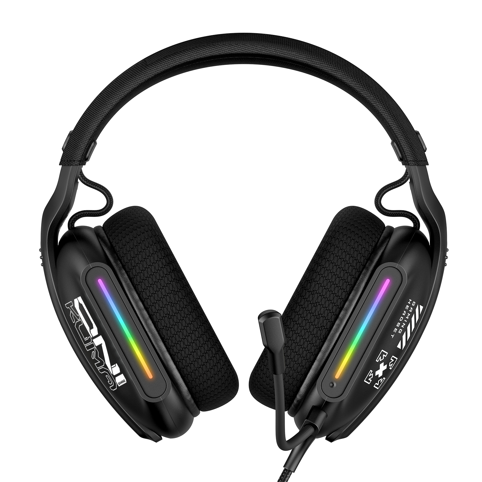 Onikuma X12 RGB Wired Gaming Headset – 50 mm Drivers, Omnidirectional Mic, USB + 3.5mm. - Image 4