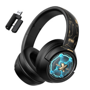 Onikuma GT802 Tri-Mode Gaming Headset – 50mm Drivers, 1000mAh Battery, 2.4G Bluetooth Wired