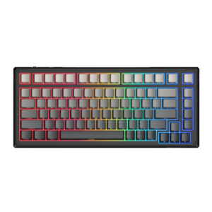 Onikuma G83 Tri-Mode RGB Mechanical Keyboard – Hot-Swappable Outemu Switches, 8000mAh Battery, Gradient Gray-Black