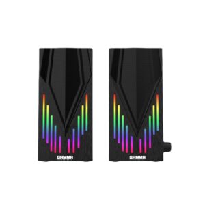 Gamma GT-318 RGB USB Wired Speaker – 6W Stereo Sound