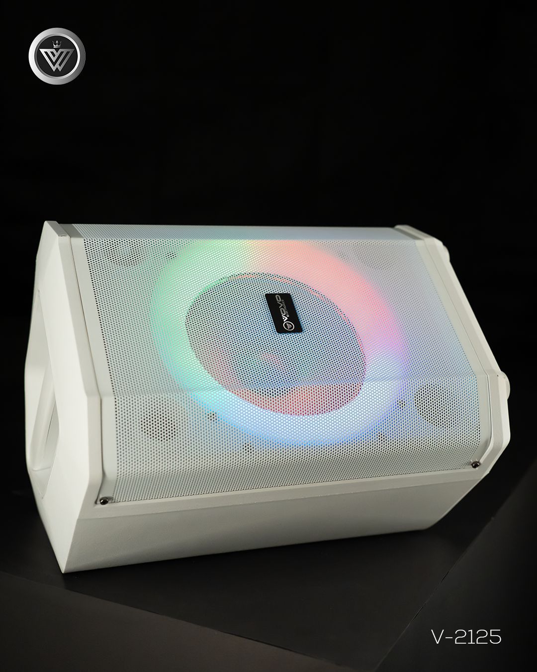 VOVO V-2125 60W Portable Bluetooth Party Speaker with LED Lights & Karaoke Mic - Image 10