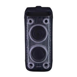 VOVO V-2880 Double 8-inch Party Speaker – 50W, 5400mAh Battery, Bluetooth, Wireless Mic, TWS
