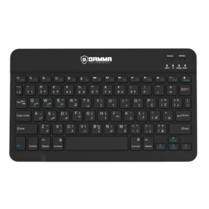 Gamma K-330 Wireless Bluetooth Keyboard – Compact Rechargeable Keyboard with Multimedia Keys