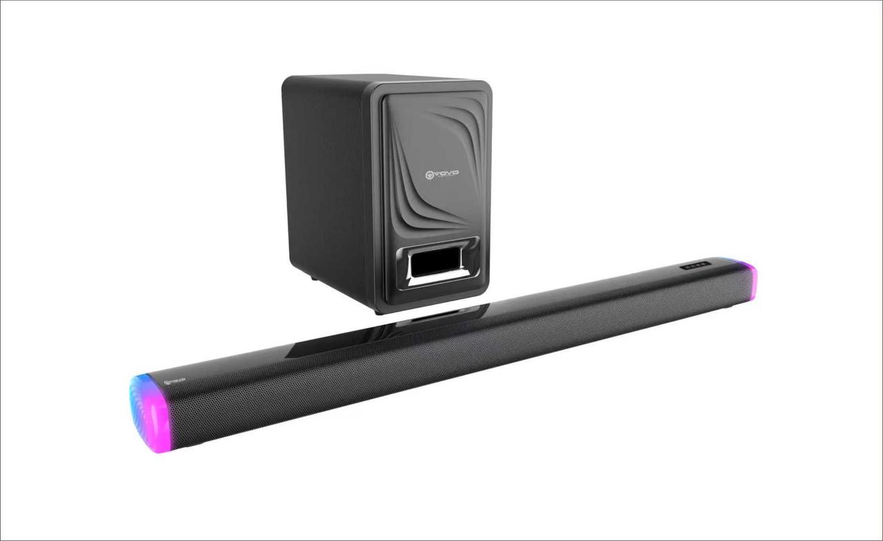 VOVO V-9025 Soundbar Speaker with Subwoofer, Bluetooth, HDMI ARC & LED Display