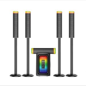 VOVO V-9055 5.1 Channel Multimedia Speaker System with LED Display & Remote Control