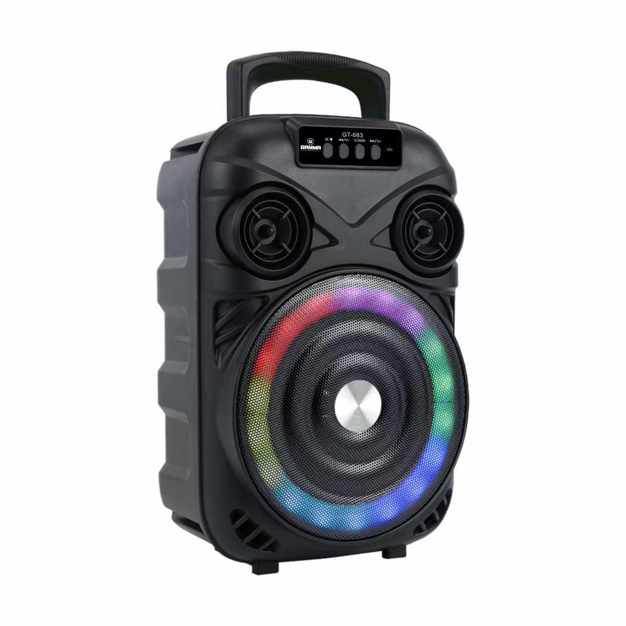 GT-663 Portable 6.5-Inch Bluetooth Speaker with 800mAh Rechargeable Battery