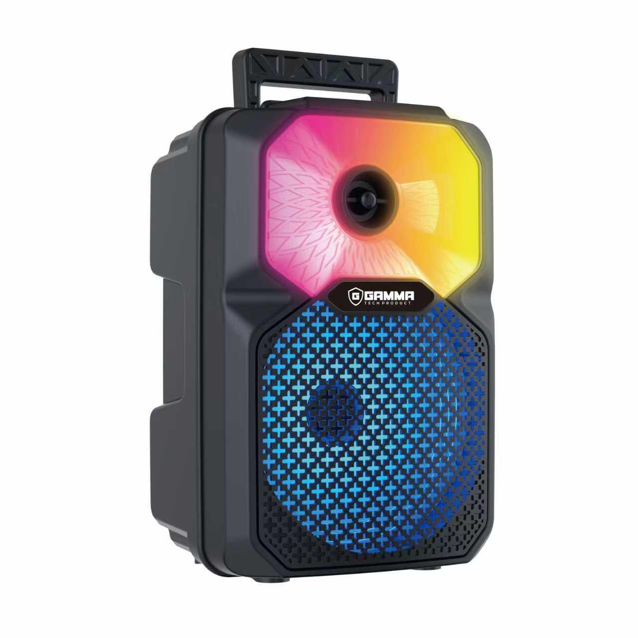 GT-886 Portable 8-Inch Bluetooth Party Speaker with 1200mAh Rechargeable Battery