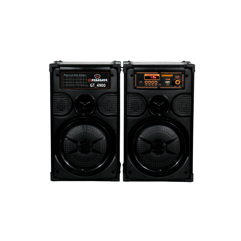 Gamma GT-4900 40W Powered Bluetooth Speaker System with USB, SD & Remote Control