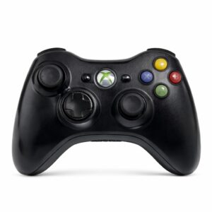 Xbox 360 Wireless Controller – Official Black Gaming Gamepad for Xbox 360 & PC
