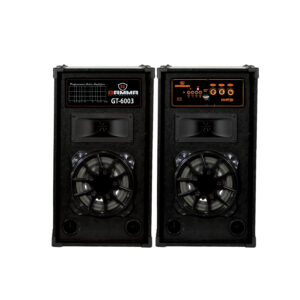 GT-6003 60W Bluetooth Powered Speaker System with USB, SD & Remote Control – Wooden Cabinet