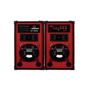 GT-6004 60W Bluetooth Powered Speaker System with USB, SD & Remote Control – Wooden Cabinet