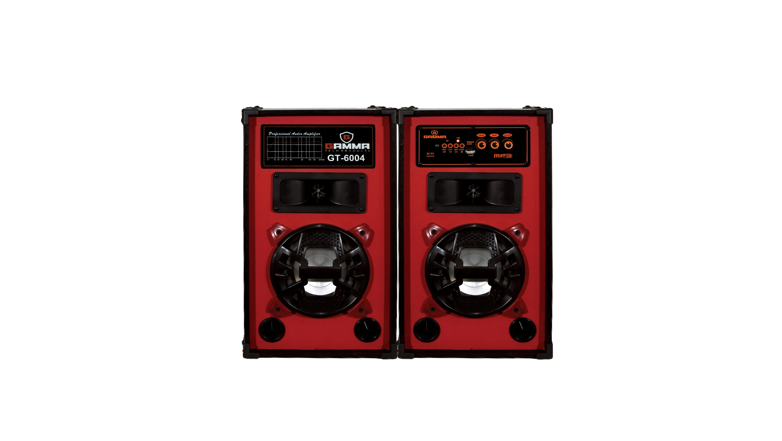 GT-6004 60W Bluetooth Powered Speaker System with USB, SD & Remote Control – Wooden Cabinet