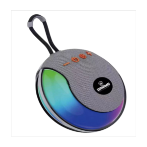 GAMMA GT-713 Mini Portable Bluetooth Speaker with RGB Light Dome, Fabric Design & Lanyard