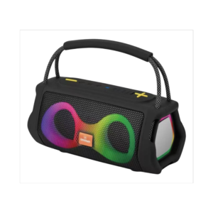 GAMMA GT-712 Portable Bluetooth Boombox Speaker with Dual RGB Rings, 10W Stereo Sound & Deep Bass