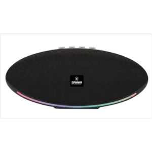 GAMMA GT-710 Premium Oval Bluetooth Speaker with Dual Drivers, Fabric Design & Ambient Underglow