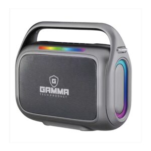 GAMMA GT-719 Portable Bluetooth Speaker with RGB Lighting, 20W Powerful Bass & Karaoke Mode