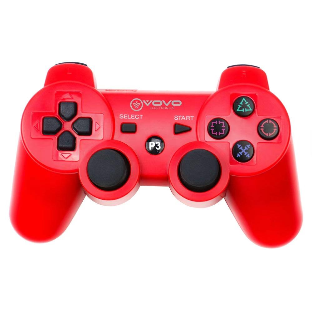VOVO P3 Wireless Controller for PS3 & PC – Classic Ergonomic Gamepad with Custom Face Buttons and Dual Analog Sticks (Available in Multiple Colors) - Image 2