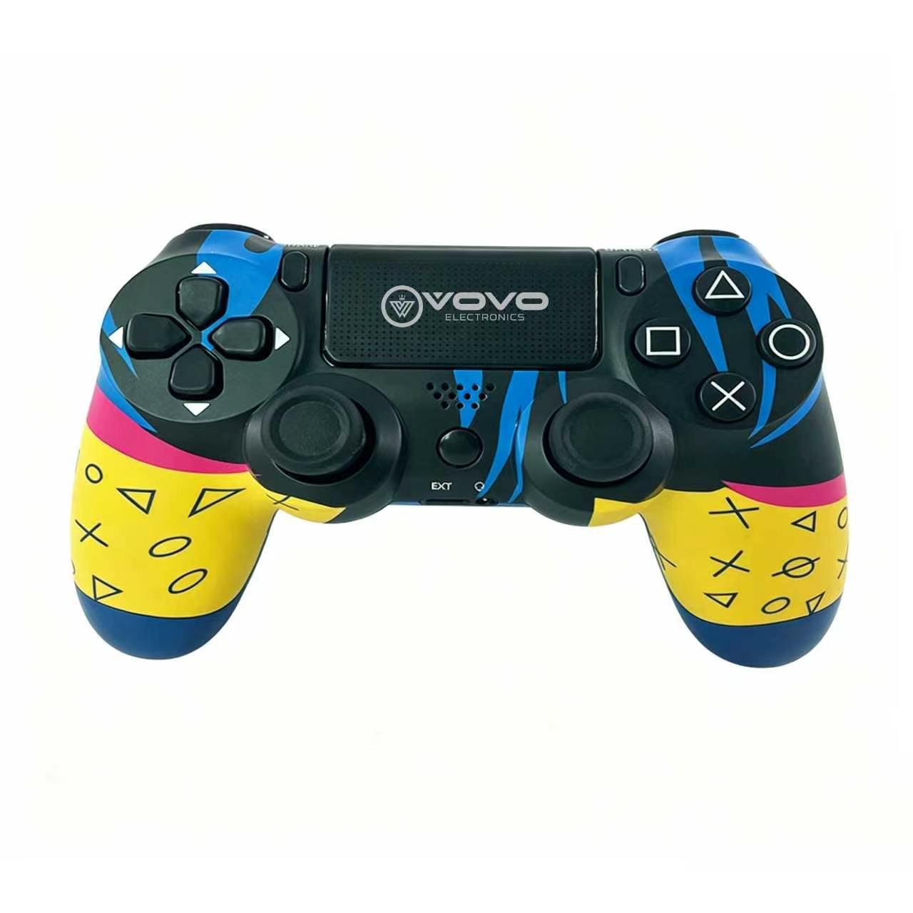 VOVO Wireless Controller for PS4 & PC – Ergonomic Bluetooth Gamepad with Touchpad, Dual Vibration, and Audio Jack (Available in Multiple Colors) - Image 4