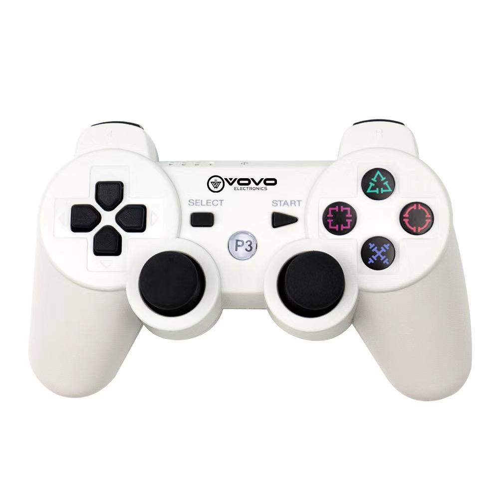 VOVO P3 Wireless Controller for PS3 & PC – Classic Ergonomic Gamepad with Custom Face Buttons and Dual Analog Sticks (Available in Multiple Colors) - Image 3